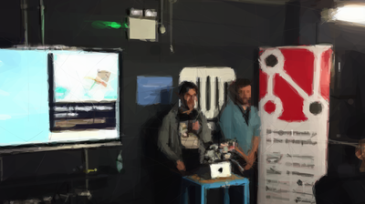 Cover picture for a blog post titled My Serverless & AWS Lambda talk at Node.js Dublin January 2017